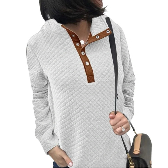 NWT Women’s Quilted Long Sleeve Cropped Jacket - Picture 5 of 5